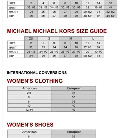 Michael Kors Shoe Size Chart: Are Thei